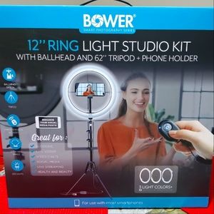 12"Ring light studio kit